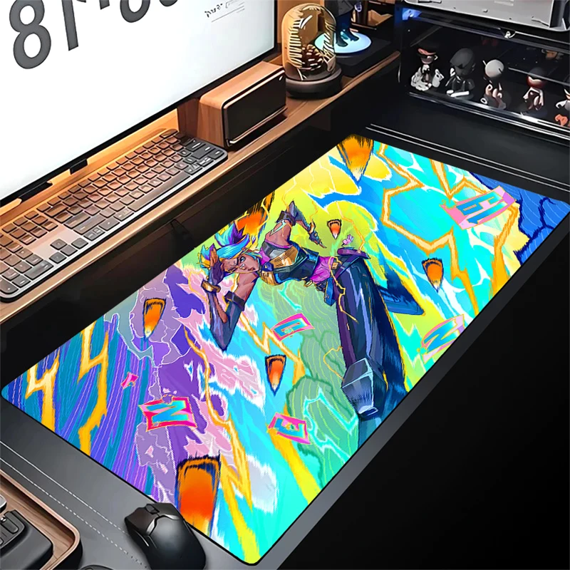 Imagem -05 - Non-slip Large Gaming Mousepad Valorant Mouse Pad Papel do Jogo Iso Borda de Bloqueio Tapete de Mesa do Computador Almofada de Teclado Grande do Escritório