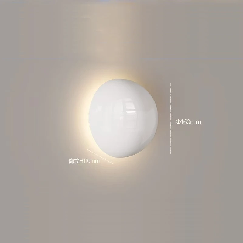 Ronde Led 12W Wandlamp Voor Slaapkamer Bed Sfeer Lamp Woonkamer Studie Achtergrond Wandlamp D 16M