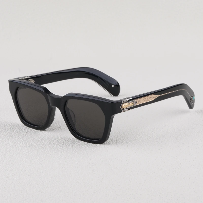 

JMM STERETT Acetate Square Sunglasses for Men Women Complex style High Quality Brand Designer Optical Prescription Eyeglasses