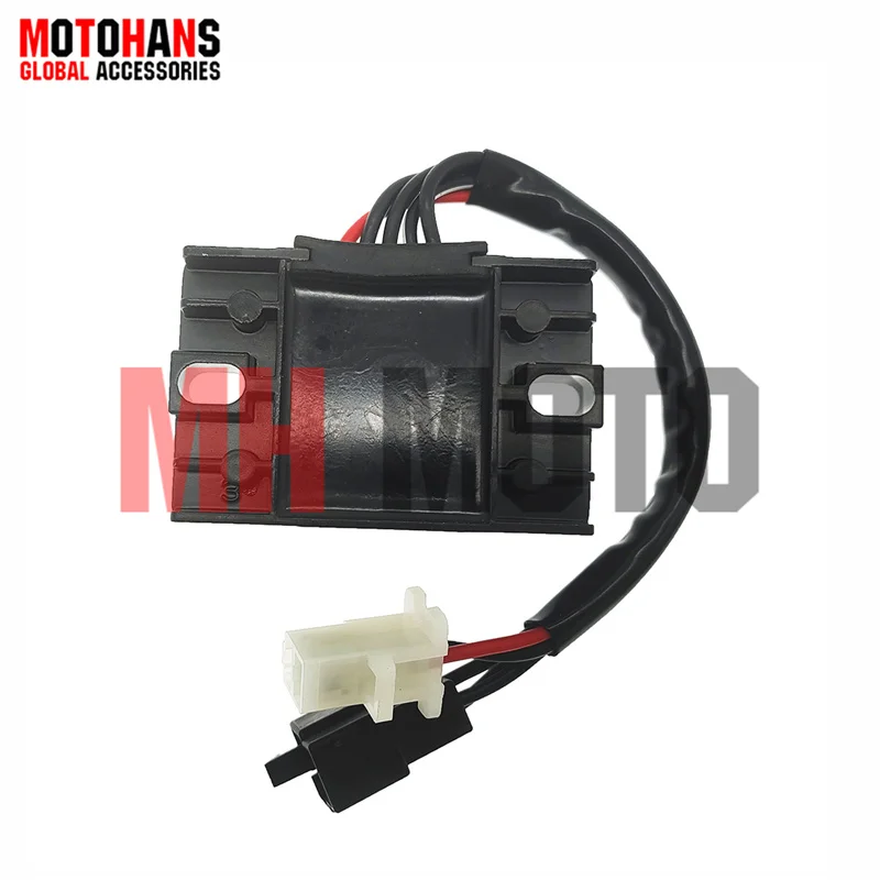 VOLTAGE REGULATOR RECTIFIER 3 MALE + 2 FEMALE PLUG FOR SUZUKI GN125 GN125H GS125 EN125 GXT200 AN125 - view 3