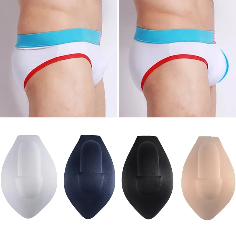 

New Men Sexy Panties Bulge Pad Enhancer Cup Insert for Swimwear Underwear Underpants Briefs Shorts Sponge Pouch Push Up Pad