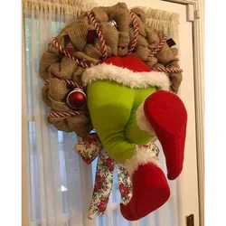 Grinch Doll The Third Christmas Wreath Door Pendant