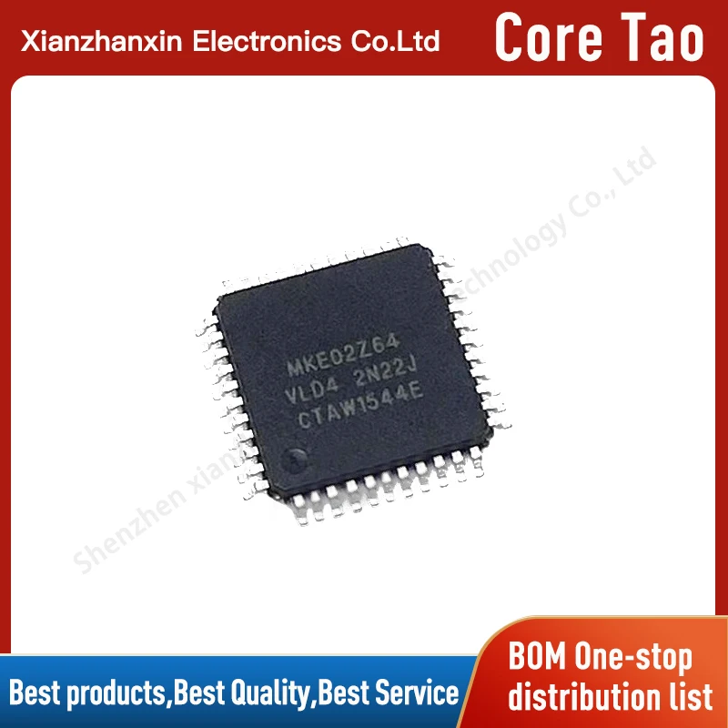 1~5pcs/lot MKE02Z64VLD4 MKE02Z64 LQFP44 Microcontroller chips in stock