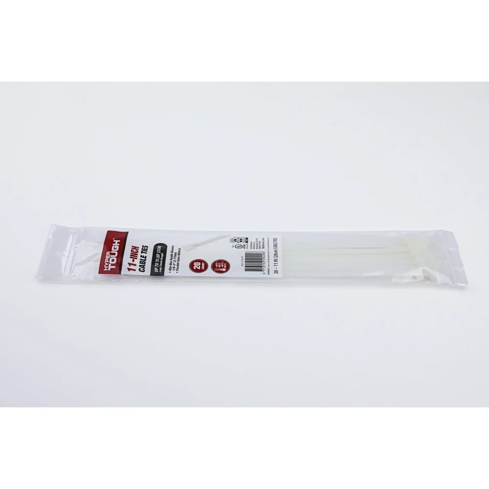 4 Pack 11 Inch Cable Ties Durable Nylon 20 Pcs Flexible Cable Organization Packing Transporting Gear High Tensile Strength