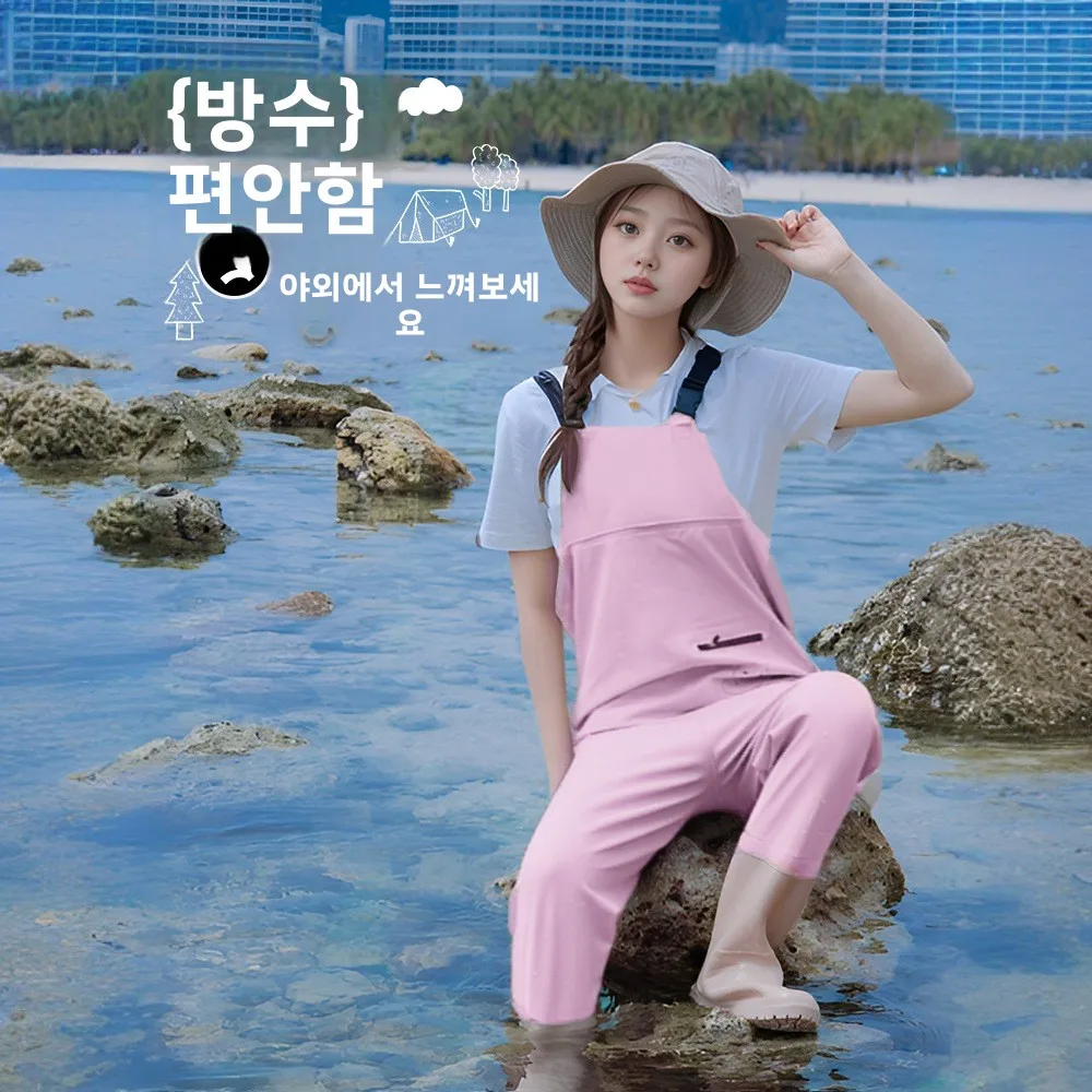 

Children Thickened Waterproof Fishing Pants Shoes Wader Apparel Jerseys Suit Full body boots Chest Waters Clothes Wading Child