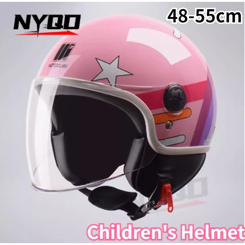 

Children Cartoon Cute four seasons Motorcycle helmets Open face electric car bike child helmet for kids boy girl unicorn DOT