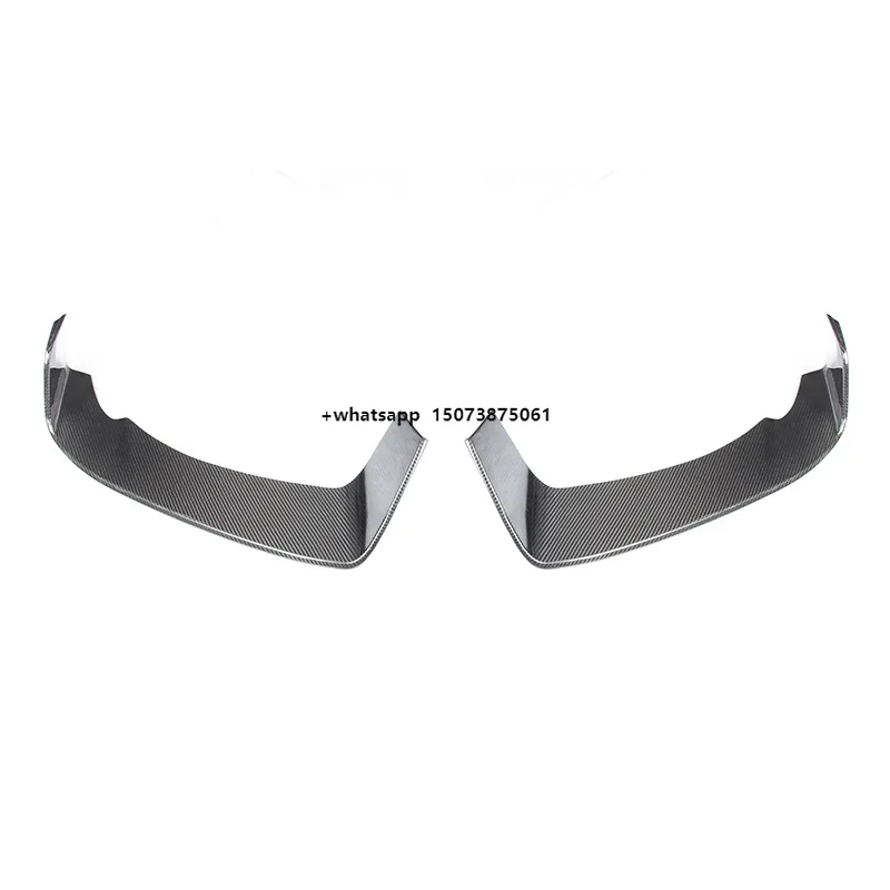High Quality PT Style Dry Carbon Fiber Auto Accessories Bumper Front Splitter for F8 Carbon Splitter