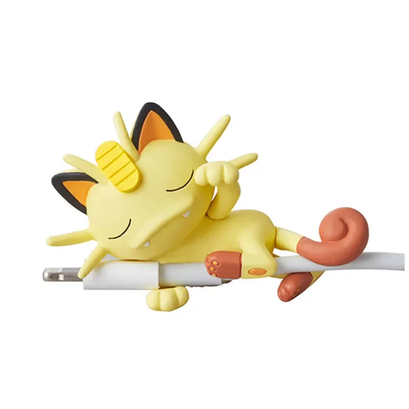 Pokemon Pikachu Datakabel Beschermhoes Mode Cartoons Figuur Gesp USB Oplaadkabel Draad Bite Beschermhoes Speelgoed