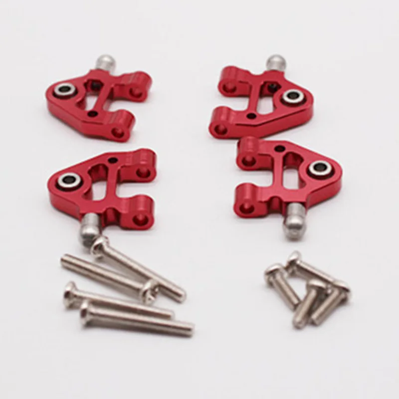 Atualizar Metal Shock Absorber para Wltoys, Conjunto completo vermelho, K969 K979 K989 K999 P929 P939 Rc Car