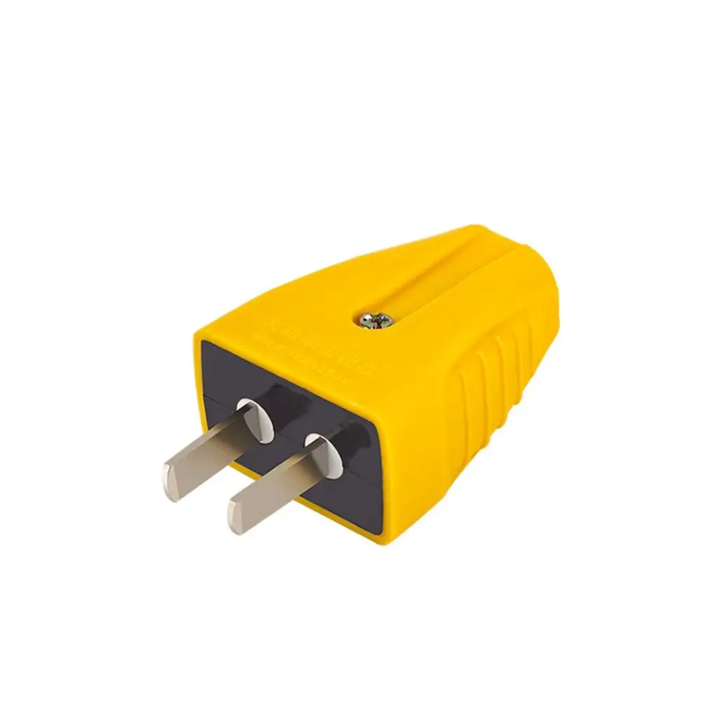 CN Two-Pin Power Wiring Plug 10-16A 250V Flame Retardant Plug Adapter Anti Drop Electrical Wiring Accessories Industrial
