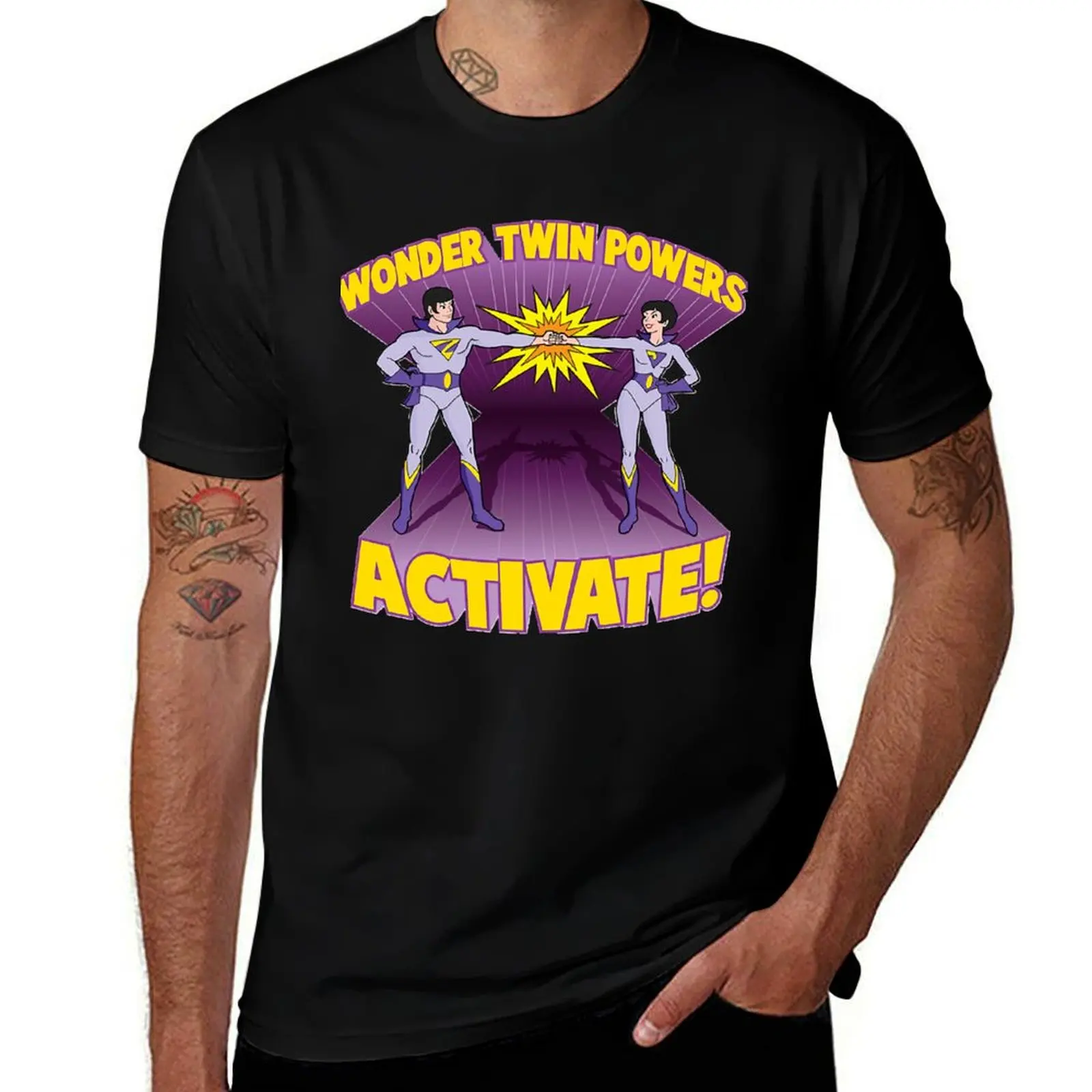 Wonder Twins T-ShirtWonder Twin Powers Activate T-Shirt summer 2025 street wear outfits for men