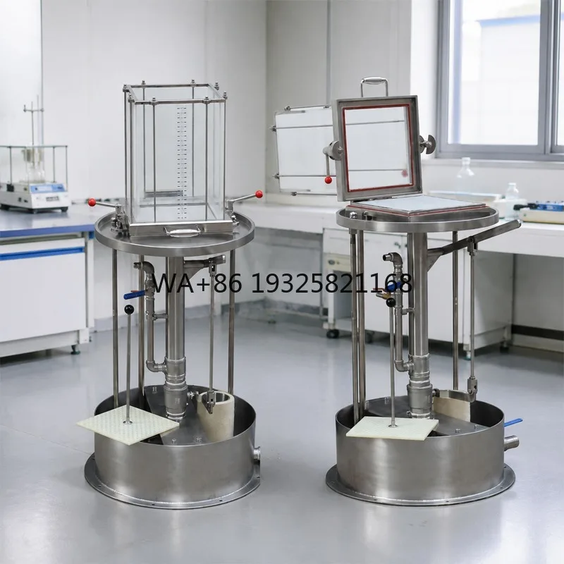 Manual Square Sheet Former Paper Handsheet Making Machine Paperboard Preparation Device Wet-laid Fiber Material Forming Tester