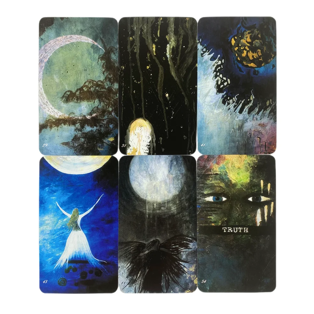 بطاقات التارو أوراكل ذات الأجنحة الممزقة