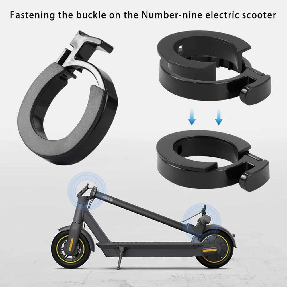 Round Lock Limit Ring Base Kit For Ninebot Max G30 Electric Scooter ABS Black Folding Limit Buckle Lock Scooter Parts  Accessori