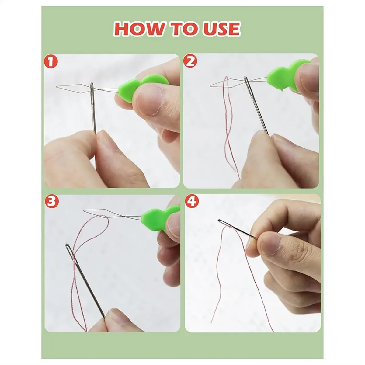 SALE AA63 70 PCS Hand Sewing Needles Set, Quilting Needles Embroidery Needles & Large Eye Needles for Hand Sewing