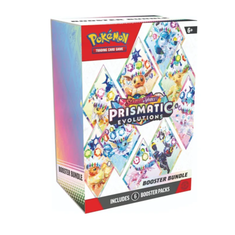 Pokémon-Karten V10 Booster-Bundle Destined Rivals Prismatic Evolutions Scarlet Violet 151 Englisch ME01 Booster-Karten Spielzeug Geschenke