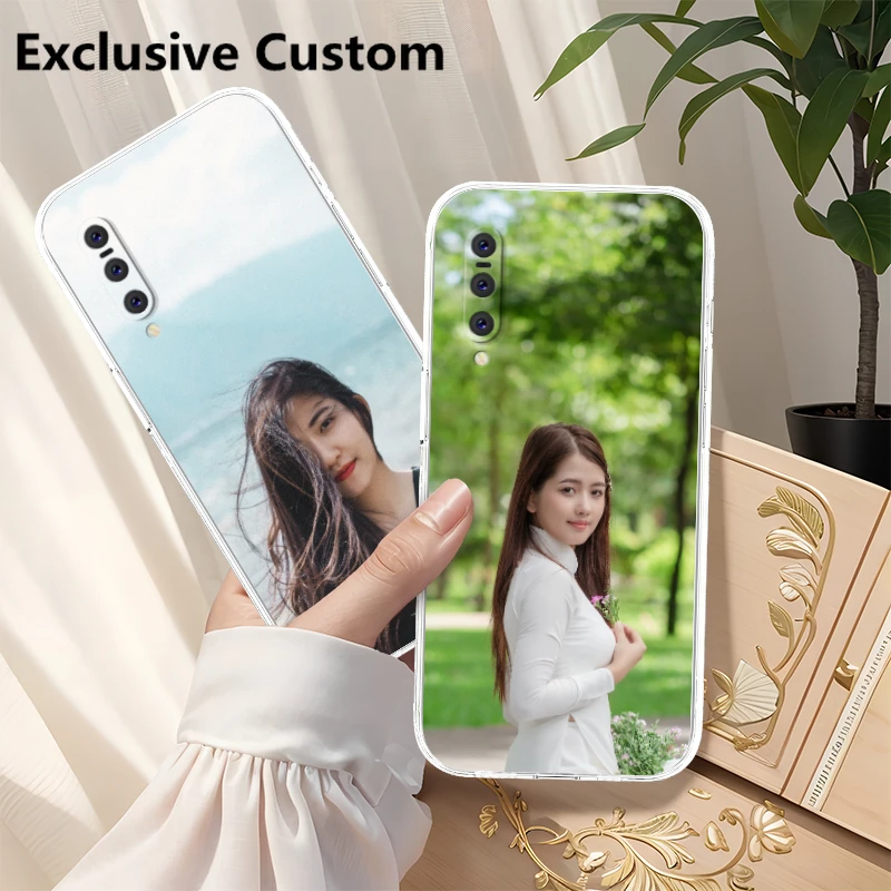 Exclusive Custom Personalized Transparent Thick Phone Case for Xiaomi 14 13 12T 11 10 POCO F5 X5 5G DIY Cover Design Name Photo