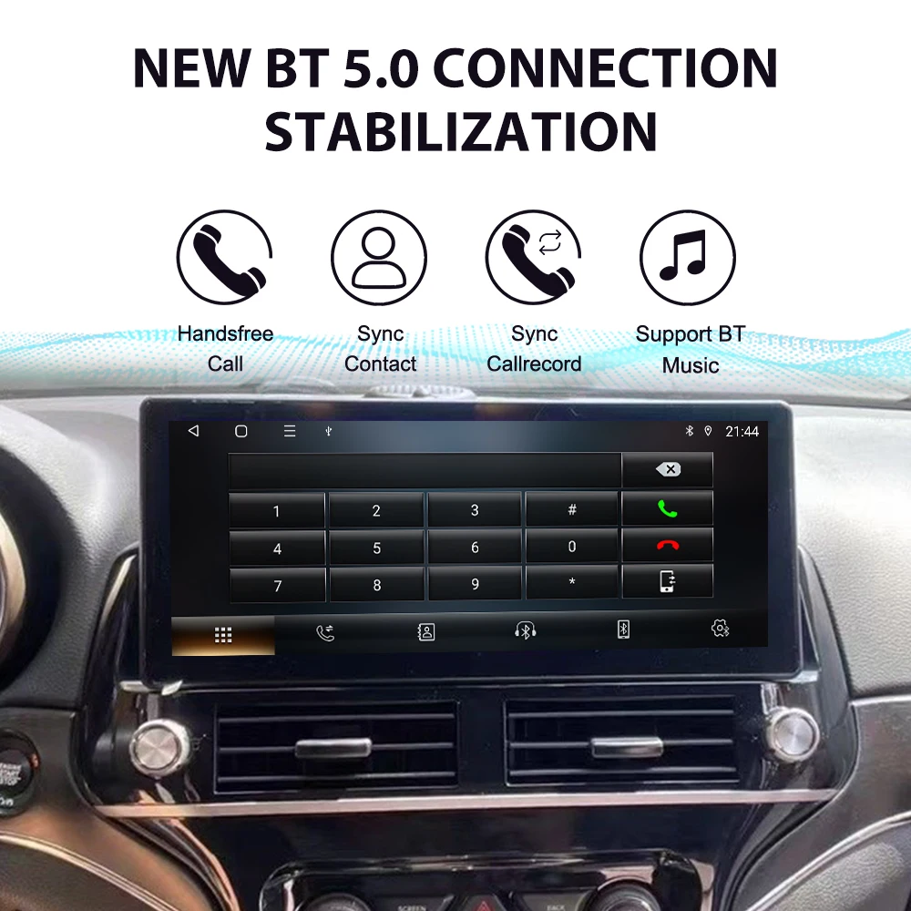 

CarPlay For Jeep Grand Cherokee 2011-2017 12.3 " QLED Screen Android 14.0 Car Radio Stereo Multimedia Player GPS Navi Head Unit