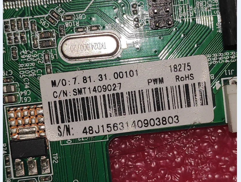 

CV3393BH-G TV motherboard 12V input with constant current drive LED Physical photo