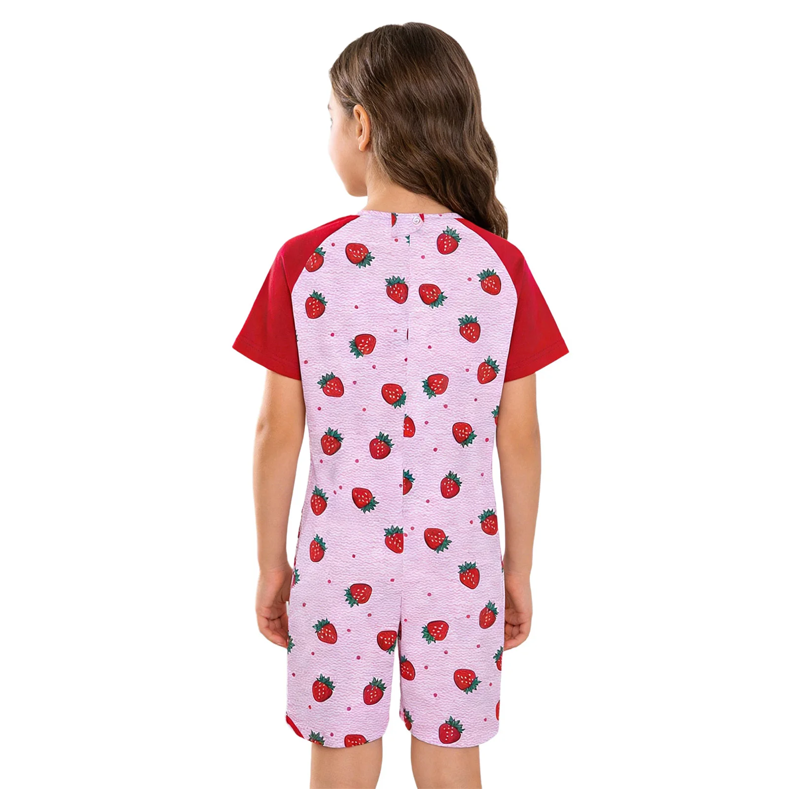 Children Special Needs Adaptive Bodysuit Autism Sensory Disability Patient Anti-strip Clothing Short Sleeve Back Zipper Jumpsuit