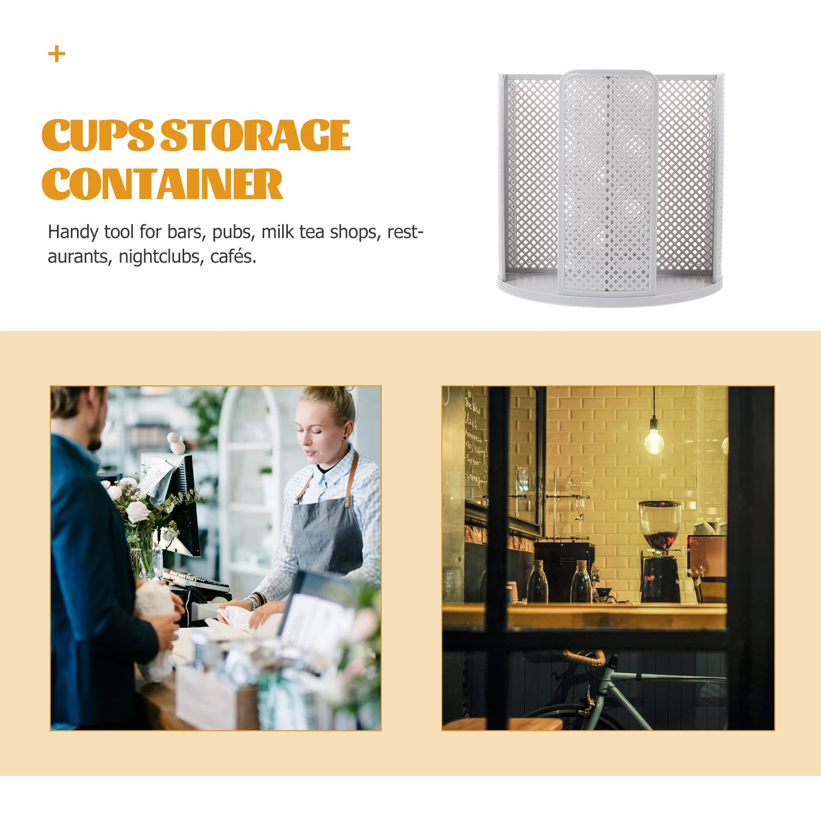 

Plastic Paper Holder Rotating Cups Storage Container Rack Home Office Supplies Storage Disposable Cups ganizer Coffee Rack