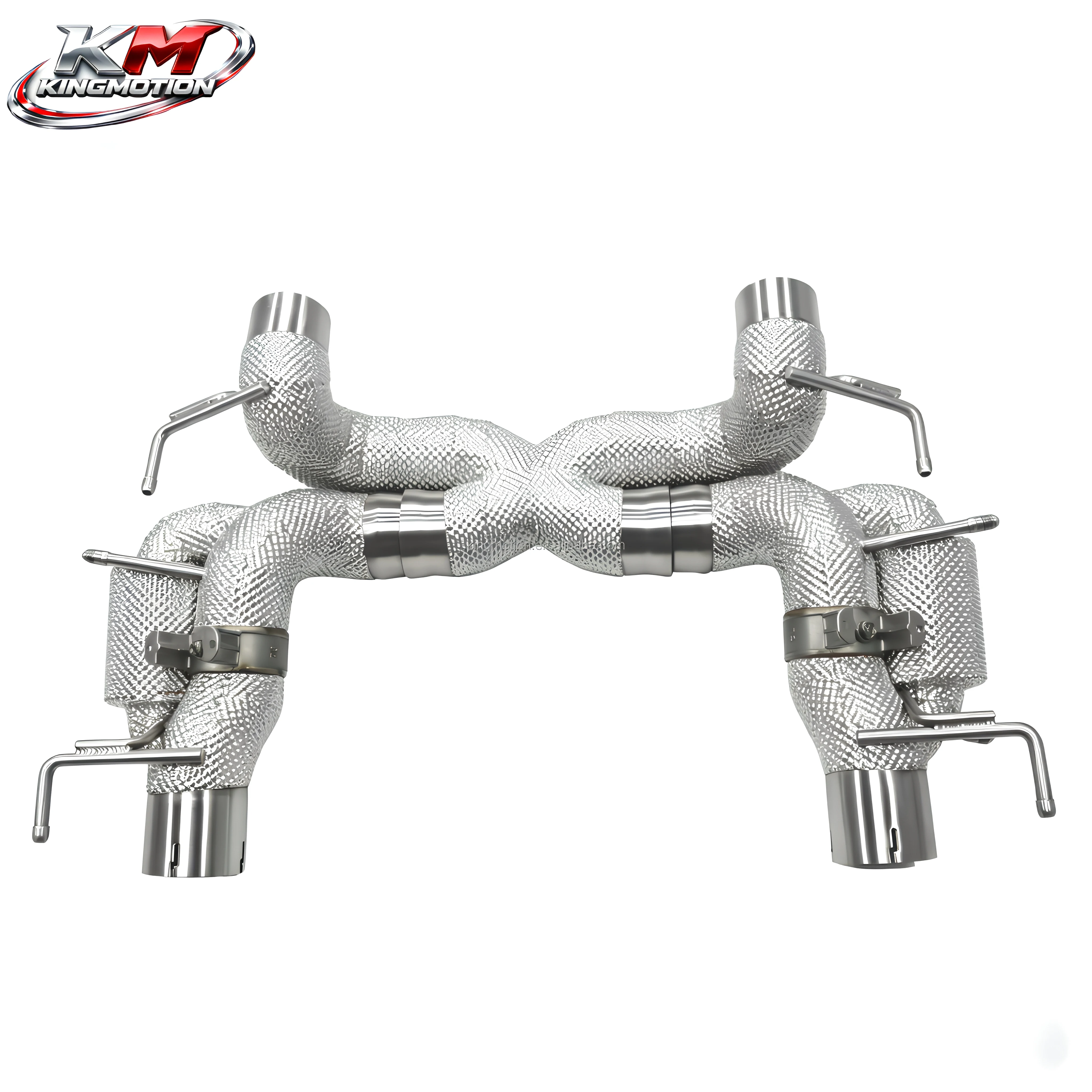 

KM Catback Exhaust System SF90 Stradale 4.0T V8 (2019-2024) 304 Stainless Steel 1.5mm Universal Exhaust OEM Valve