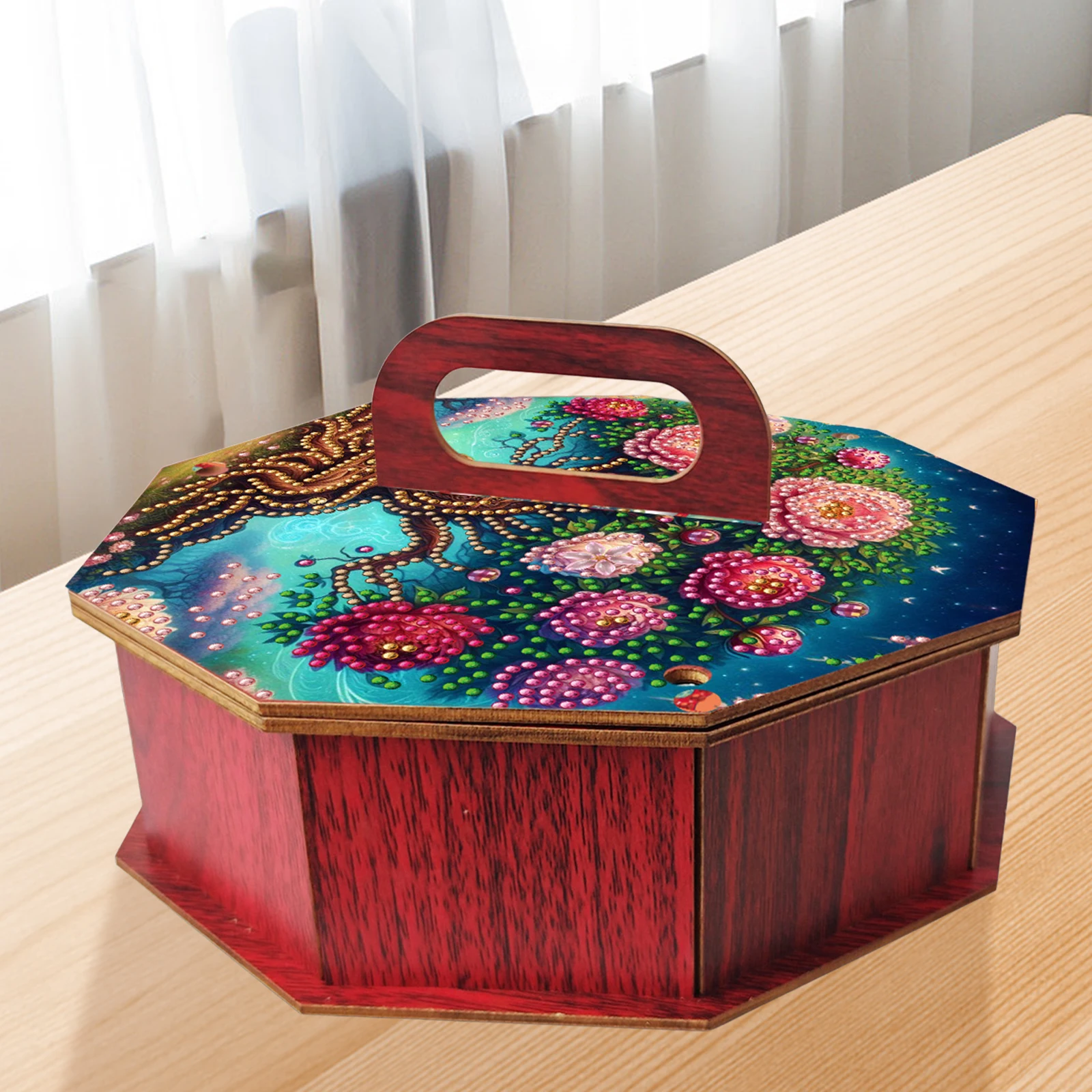 DIY Diamond Art Crystal Painti - Resin Art Wooden Tray review and price