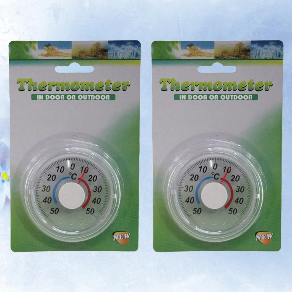 

2pcs Wooden Vertical Thermometers Dual Scale Indoor Wall Hanging Temperature Gauge Durable Celsius Fahrenheit Display Home