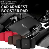 Leather Car Armrest Box Pad Center Console Arm Rest Protector Storage Pocket for Mazda 2 3 5 skyactive cx3 cx4 cx5 cx30 mx5