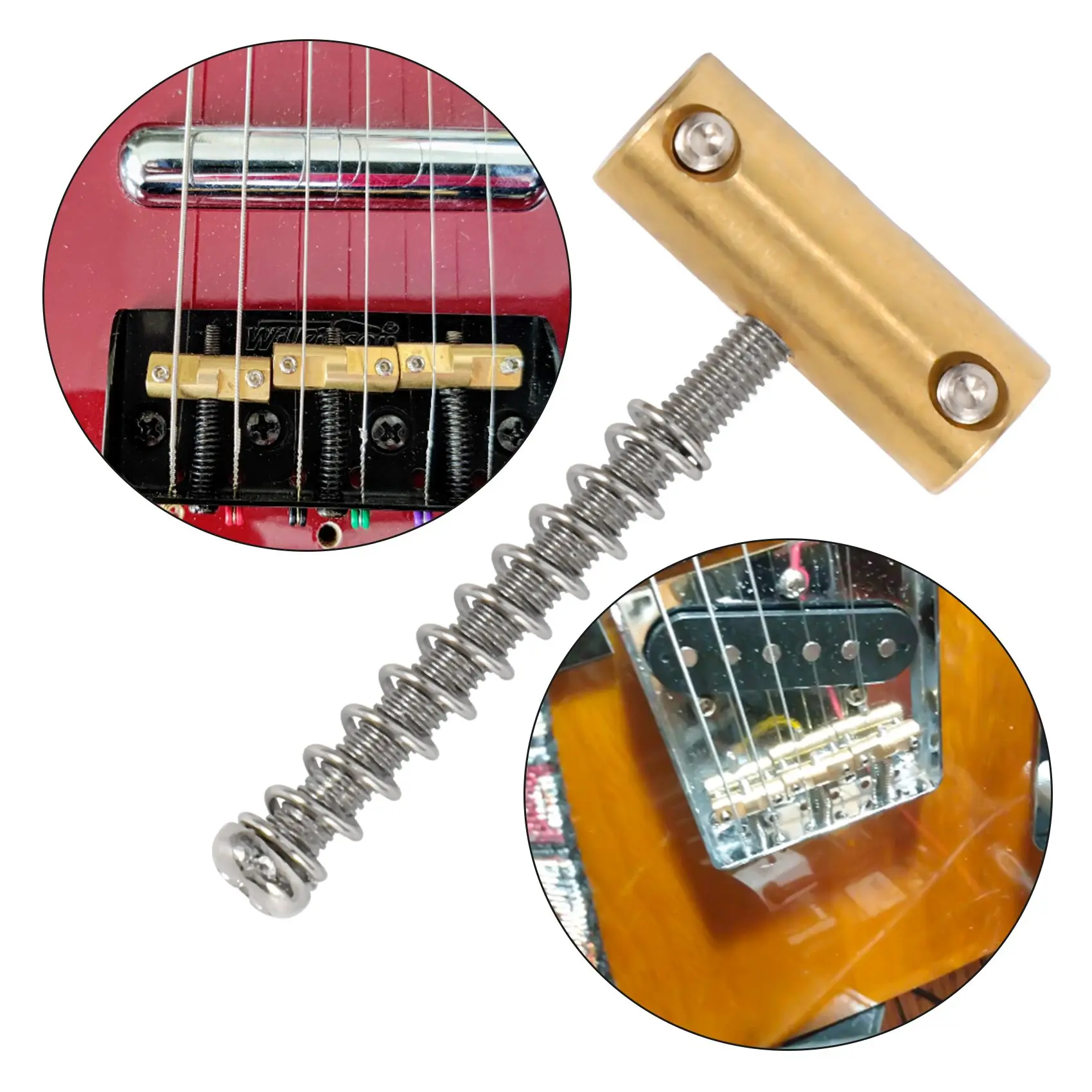 Zestaw mosiężnych siodełek mostkowych z kompensacją gitarową 10,8 mm Siodełko mostkowe do 6-strunowej gitary elektrycznej w stylu TL (3 szt.)