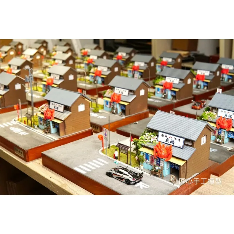 64 scale fish wave tavern, miniature car model last link