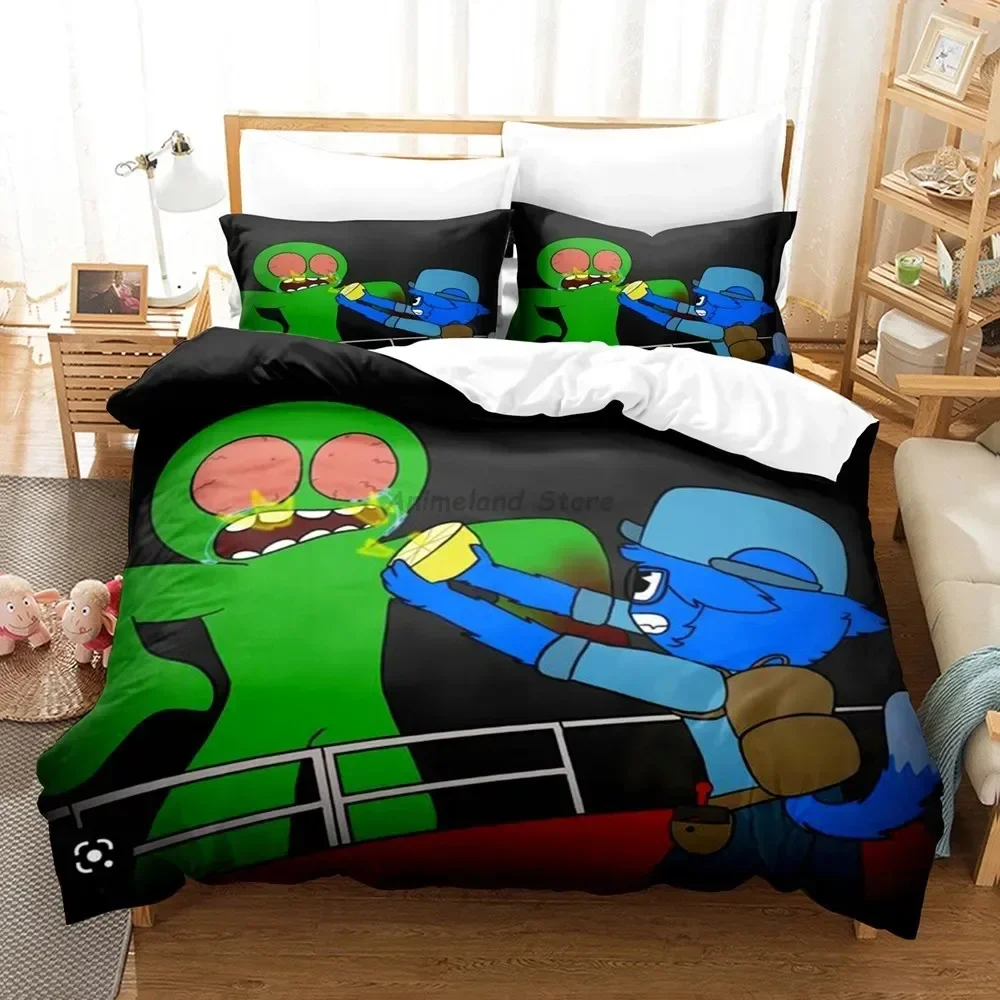 3D Luxury Garten of Banban Bedding Sets Kids Boys Gaming Duvet Cover Set Single King Queen Full Twin Size Bed Linen Pillowcases