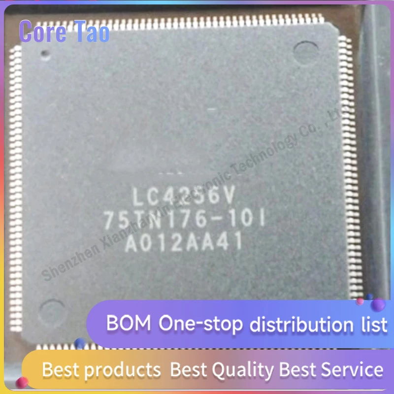 1pcs/lot LC4256V-75TN176-10I LC4256V-75TN176 LC4256V QFP176 Programmable ultra-high speed chips in stock