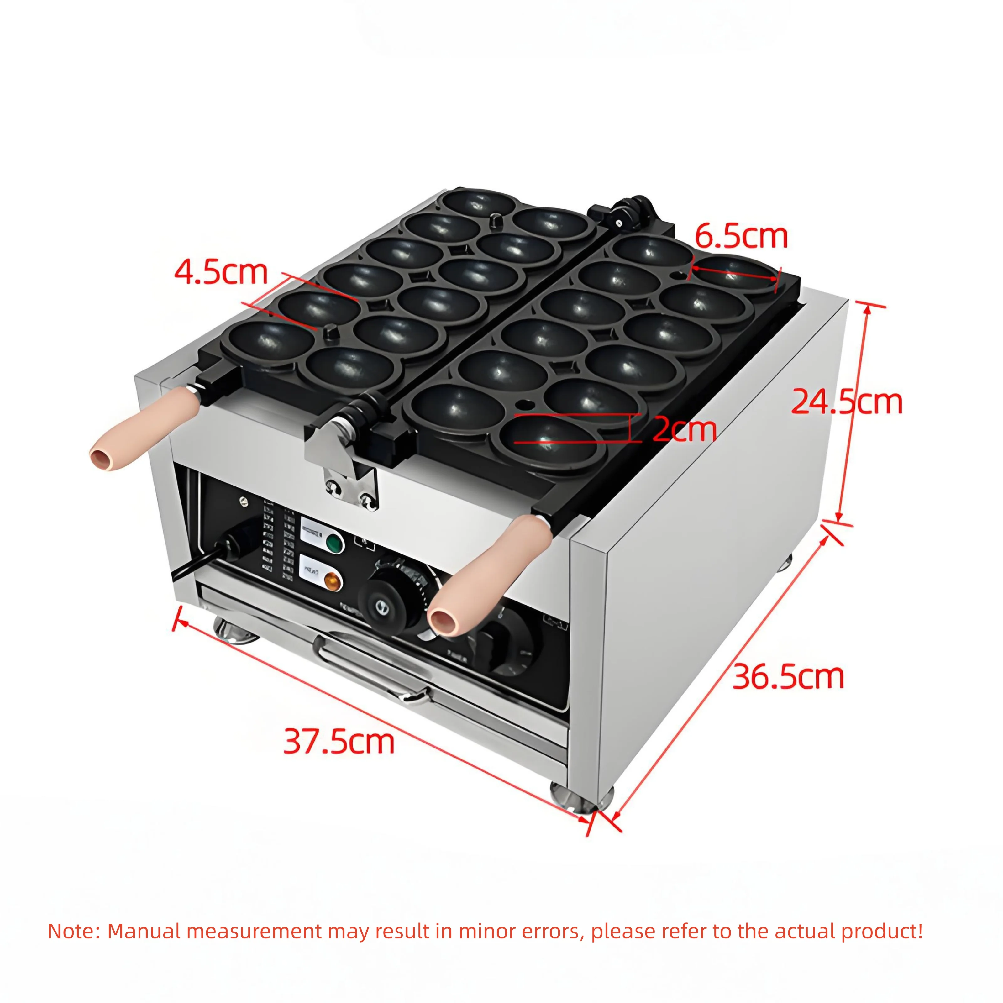 Food tools Wholesale High-quality New Commercial Automatic Stainless Steel Timer Pancake Cake Maker Smile Fa