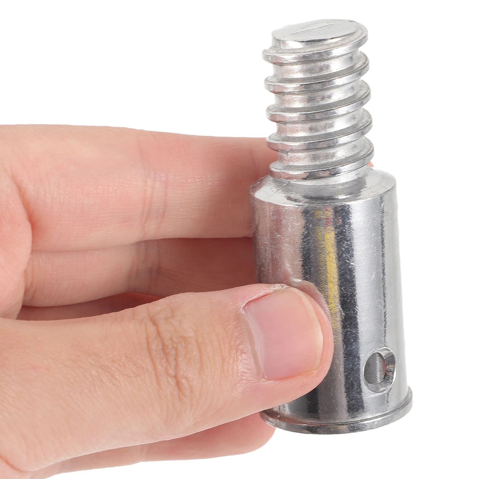 

American Style Threaded Connector Broom Handle Threaded End Metal Extension Rod Tips Replacement Push Mop Dustpan Household