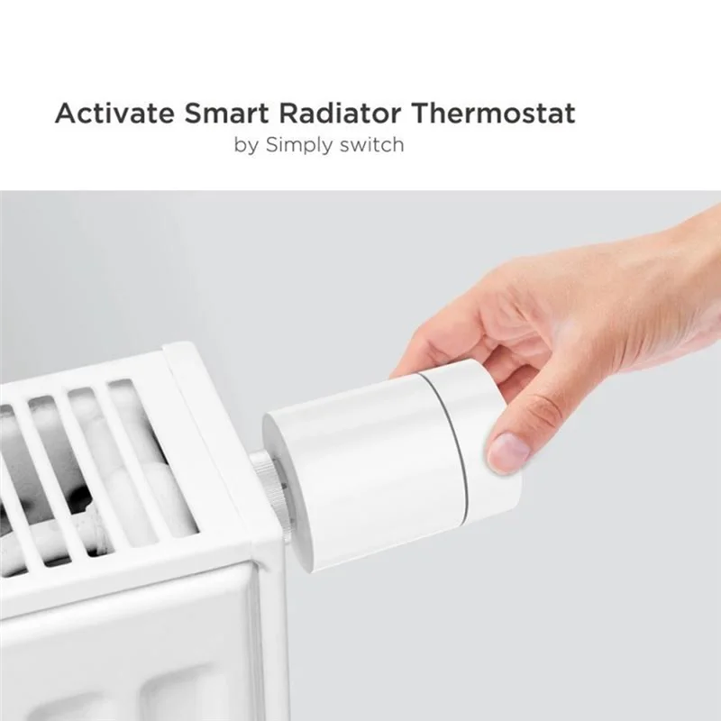 AA87 Smart TRV Programmable Temperature Controller Smart Thermostatic Valve For Alexa Google Home Gateway