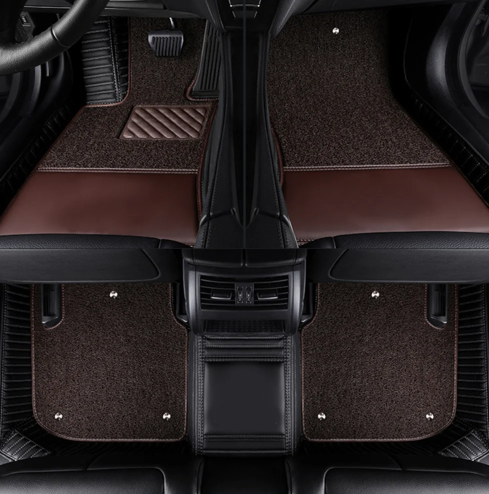 Alfombrillas personalizadas para coche Mercedes Benz Clase B W247 2025-2018, alfombras duraderas de alta calidad, alfombras de doble capa para B220d