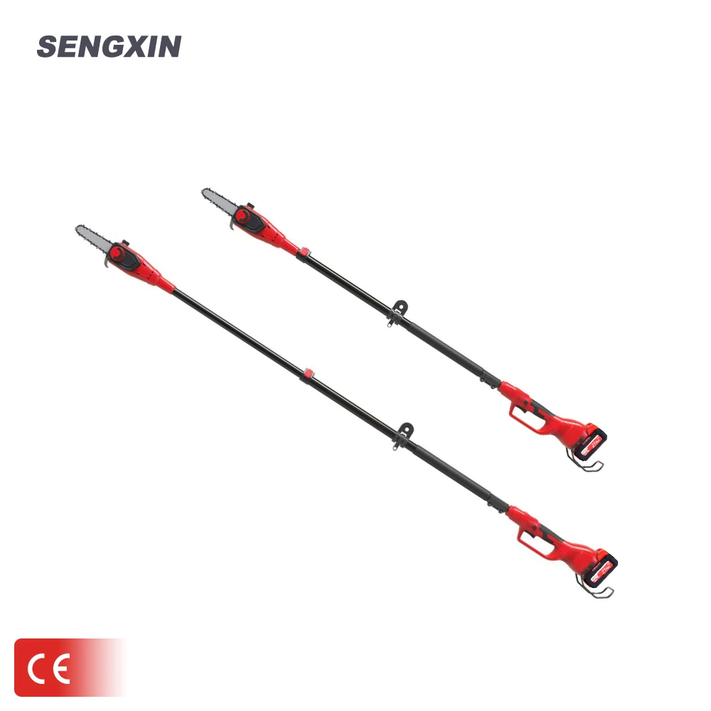 

Беспроводная телескопическая электропила SENGXIN с бесщеточным двигателем, садовый инструмент для обрезки высоких веток, 21-24В аккумулятор