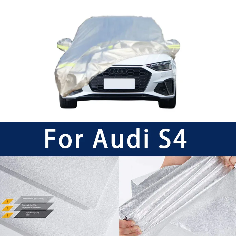 

Full car hood dust-proof outdoor indoor UV protection sun protection and scratch resistance For Audi S4 Sun visor windproof