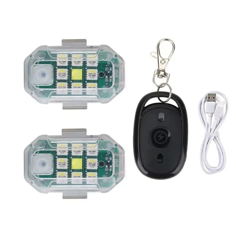 

AC17-Highlight Wireless Remote Control LED Strobe Light Drone Strobe Light Aircraft Strobe Lights