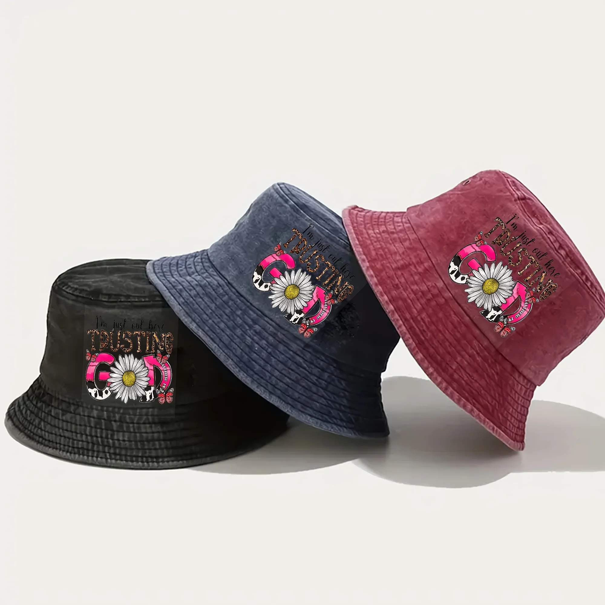 For Colorful Bucket Hat with a Charming 