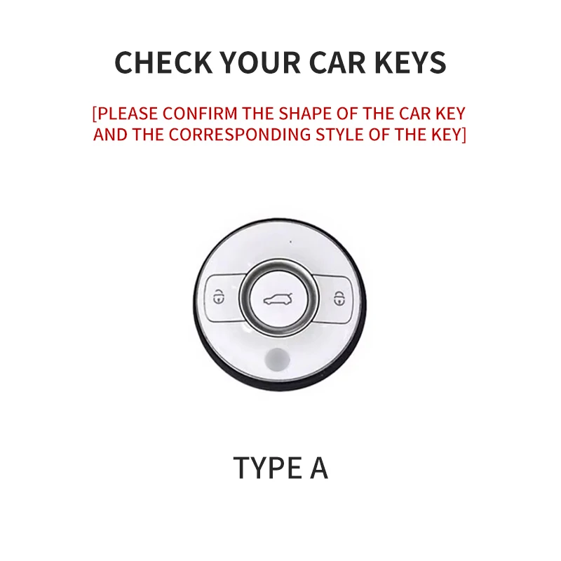 Car Key Case Cover For Mercedes Benz SMART Fortwo 1 BRABUS 1 Benz SMART 2022 2023 Car Key Holder Shell Accessories