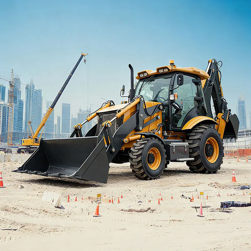 Customized Enviroment Friendly Competitive Price Articulated Type Backhoe Loader Backhoe Skid Steer Loader Backhoe Loader Free S