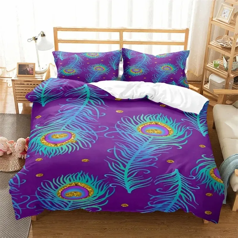 

Пододеяльник с перьями, богемный цветочный комплект постельного белья из микрофибры, Ловец снов, пододеяльник King для девочек-подростков, декор для спальни для взрослых