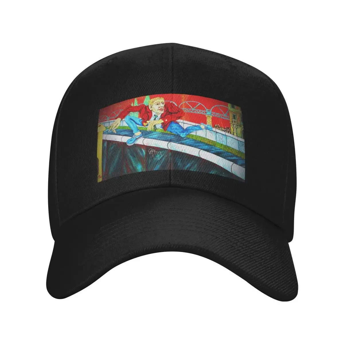 Berlin Wall Graffiti Artwork Street Art Germany Baseball Cap Bobble Hat luxury caps Hood Golf Women Men's