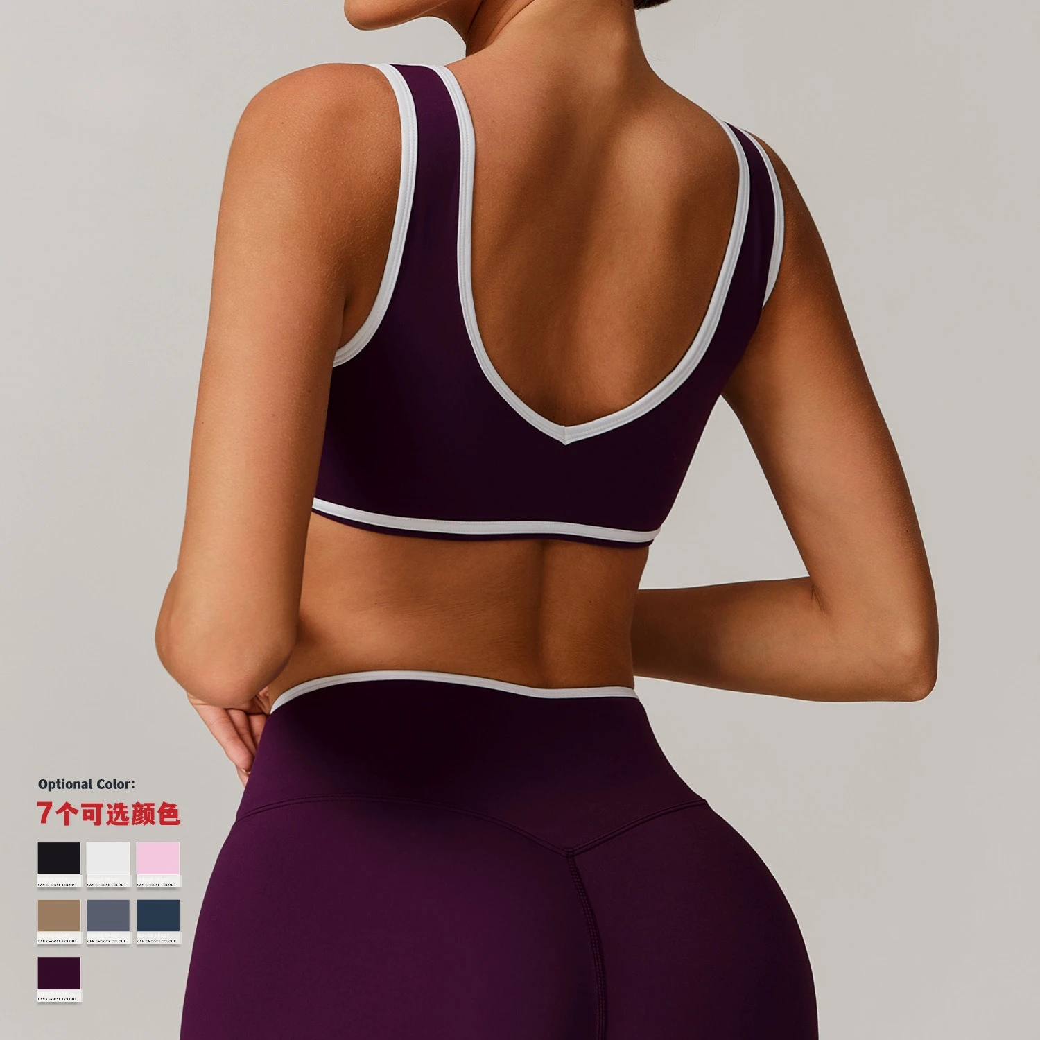 

New Wide Strap High Impact Women Push Up Sports Bra U-Back Workout Yoga Bra With Pads Fitness Gym Sports Underwear Gym Crop Tops