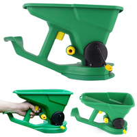 Handheld Seed Spreader Hand Cranked Fertilizer Tool Multi-Function Seed Dispenser Manual Lawn Seeder for Grass Seeds Rock Salt