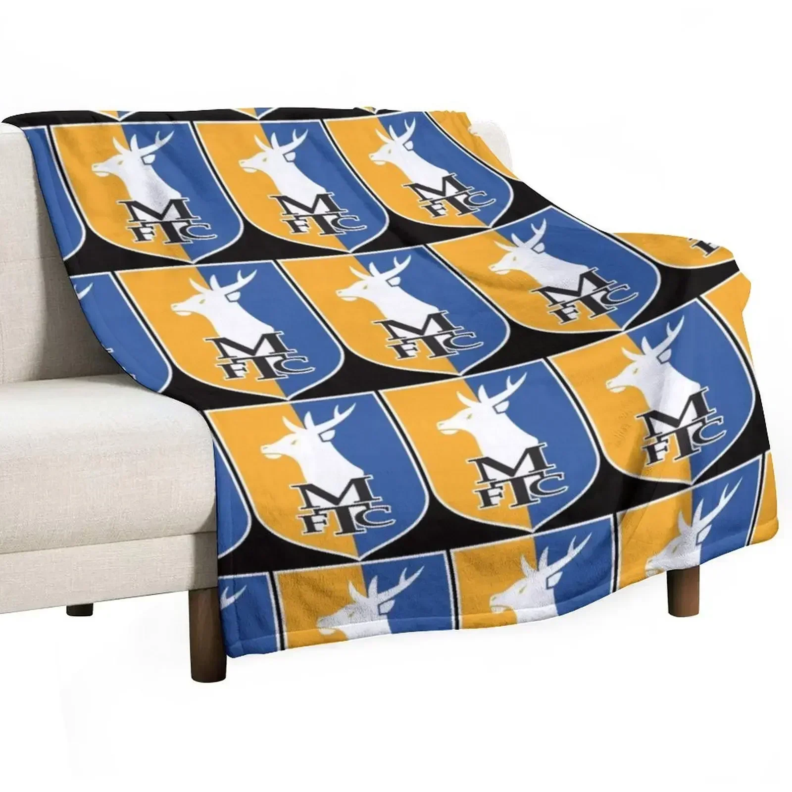 

Mansfield Town Badge Classic T-Shirt Throw Blanket Sofa Extra Large Throw Blankets