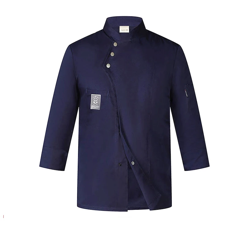 ユニセックスシェフジャケット長袖キッチンシャツホテルレストランウェイター制服ベーカリーケータリング作業服ホテル調理服