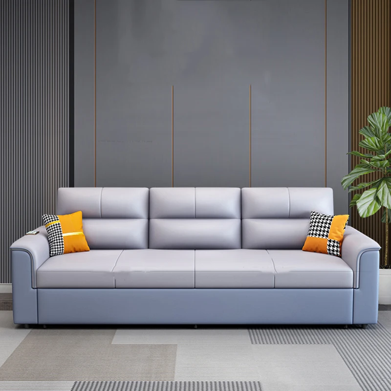 

Simple Unique Couches Square Storage Foam European Modern Sofa Bed Living Room Foldable Designer Divano Letto Salon Furniture